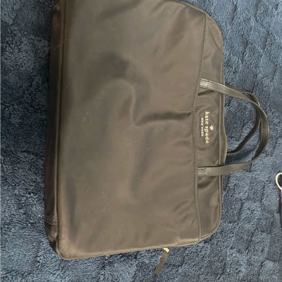 Kate Spade New York Black Nylon Laptop Tote Bag - Picture 1 of 8